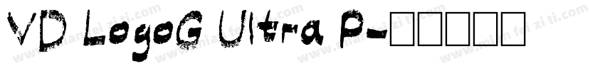 VD LogoG Ultra P字体转换
